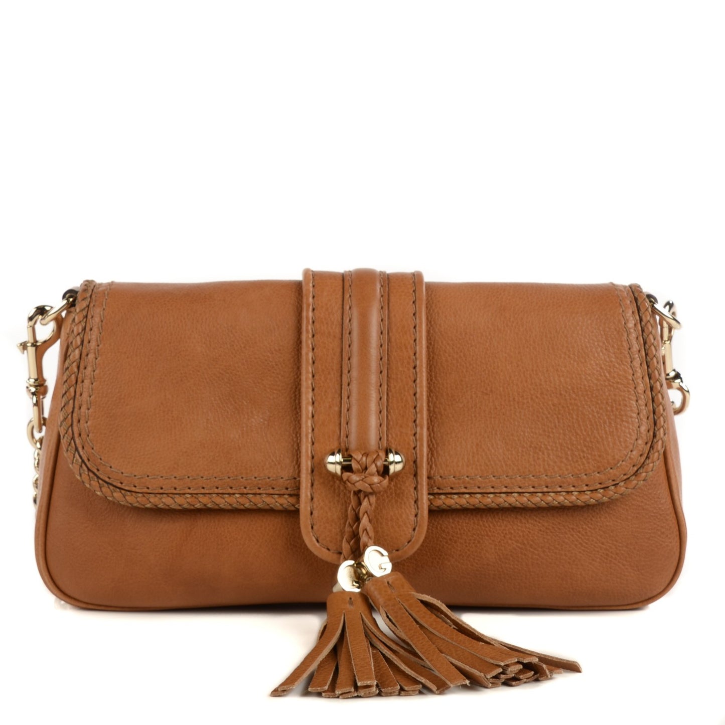 Calfskin Marrakech Evening Shoulder Bag Tan