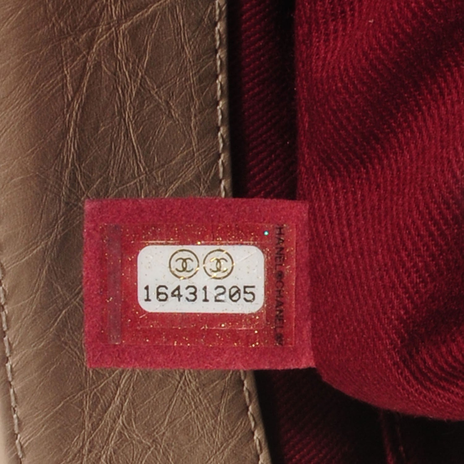 Chanel Aged Calfskin Quilted Large Pondichery Flap Beige 8 of 8