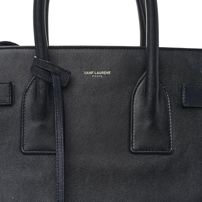 Saint Laurent Calfskin Small Sac De Jour Navy 7 of 26