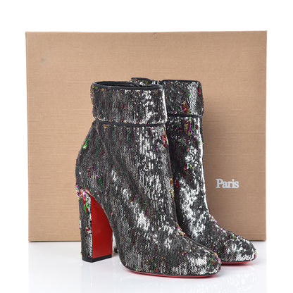 Christian Louboutin Paillettes Moulamax 100 Booties 37 Multicolor 11 of 11
