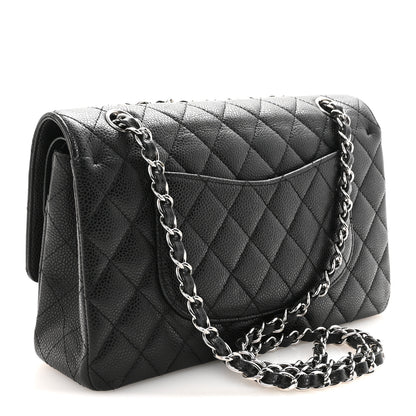 Chanel Caviar Quilted Medium Double Flap Black 3 of 10
