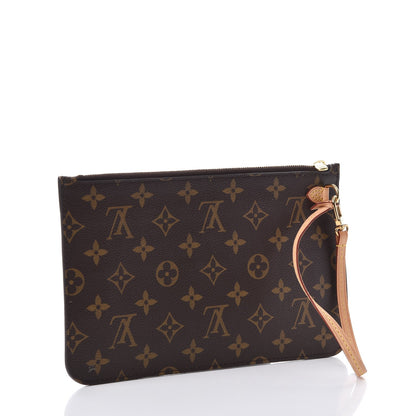 Louis Vuitton Monogram Neverfull MM GM Pochette 3 of 9