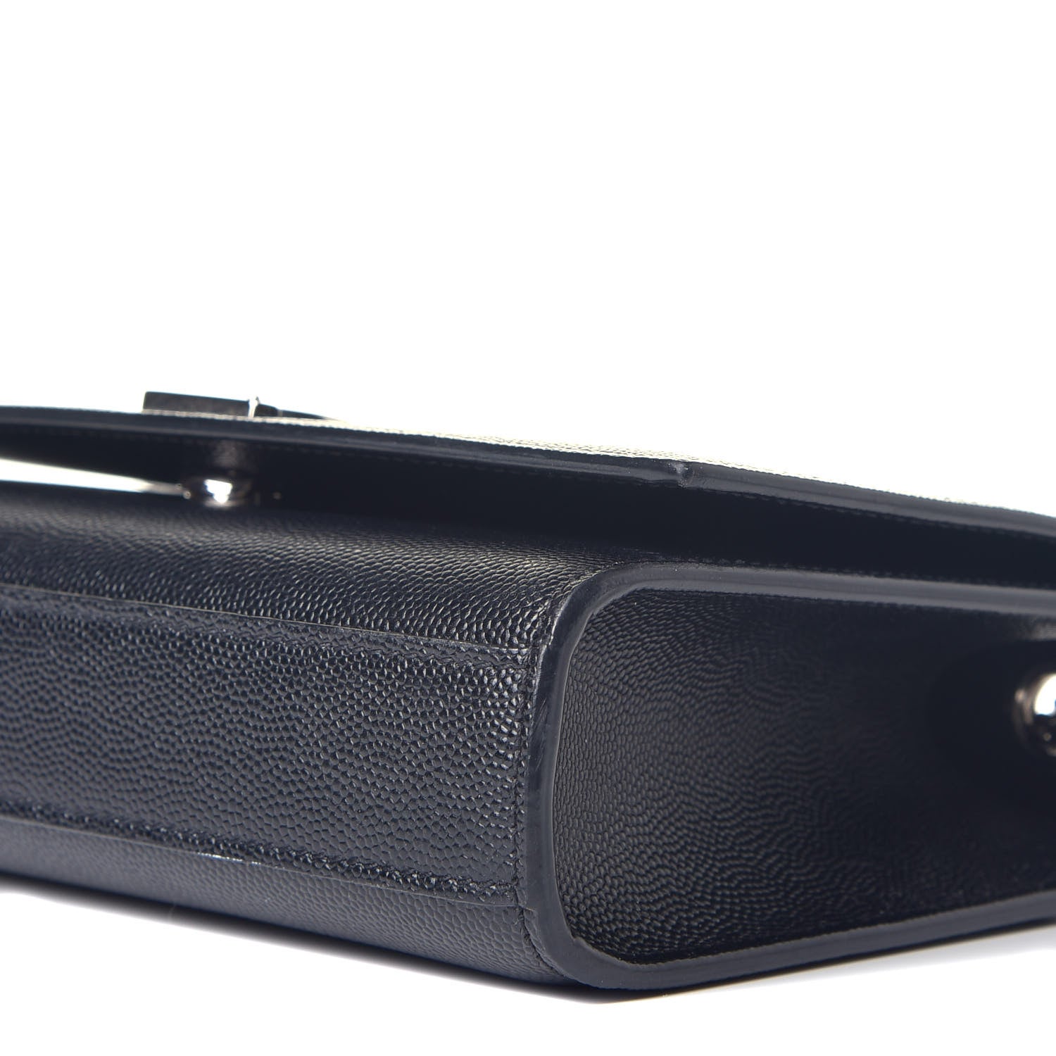 Saint Laurent Grain De Poudre Small Monogram Kate Satchel Black 8 of 8