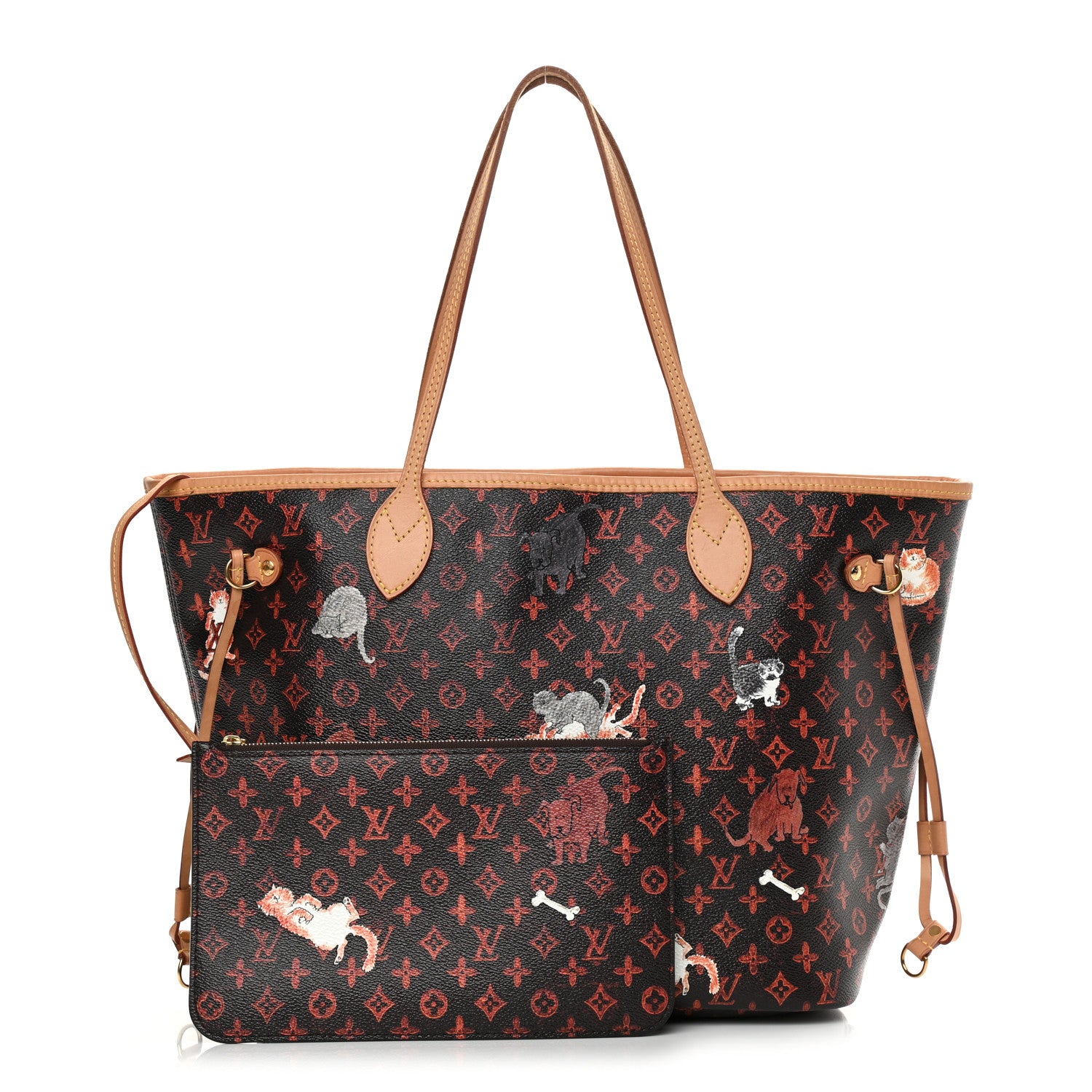 Louis Vuitton Catogram Neverfull MM Marron 1 of 16