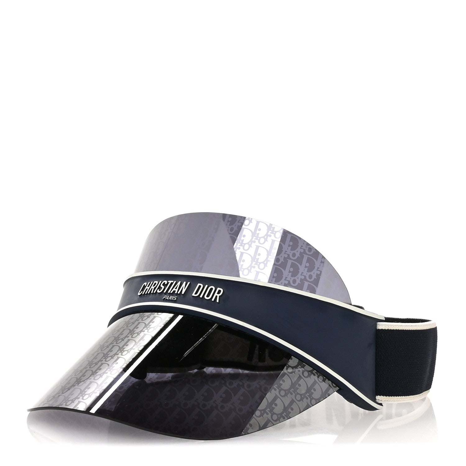 Christian Dior Oblique DiorClub V1U Sun Visor Blue 1 of 10