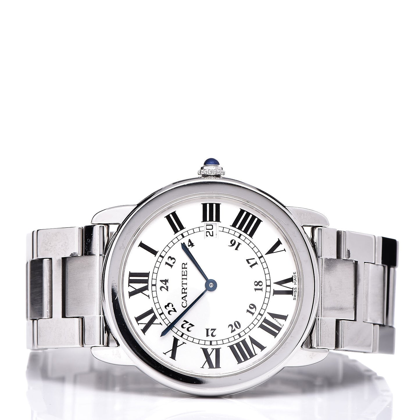 Stainless Steel 36mm Ronde Solo Quartz Watch