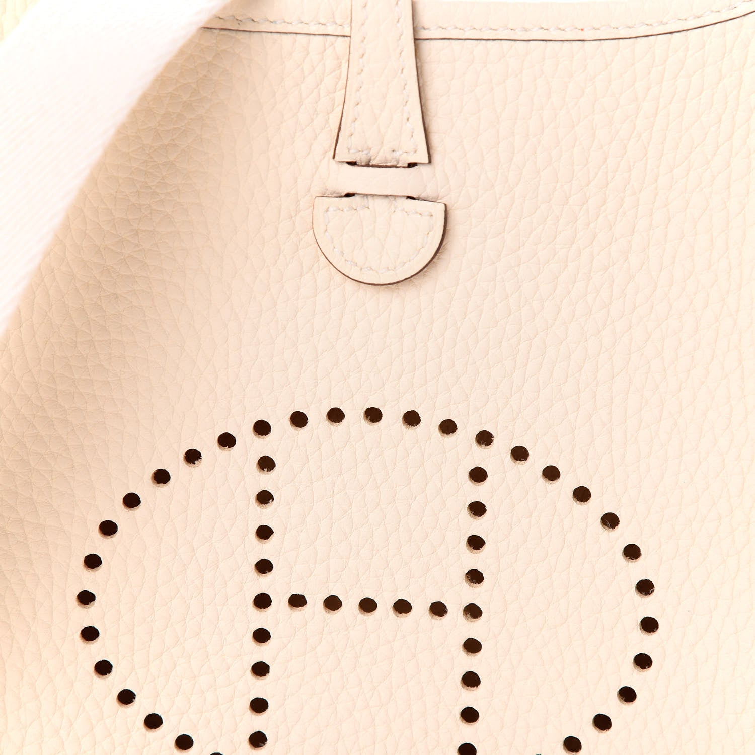 Hermes Taurillon Clemence Amazone Evelyne TPM Nata Craie 7 of 9