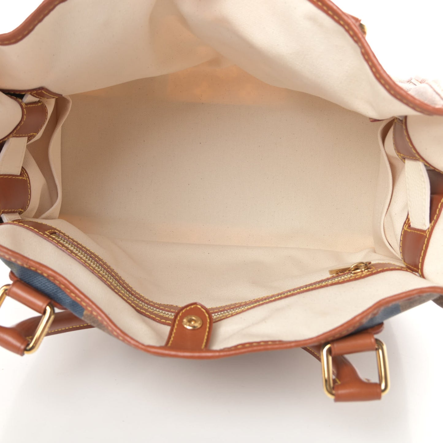 Monogram Rayures Tisse Sac GM Blue