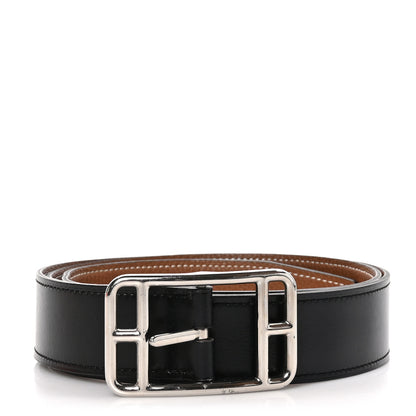 Hermes Box Togo 32mm Cape Cod Belt 90 36 Black Gold 1 of 7