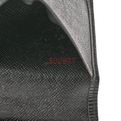 Louis Vuitton Epi Checkbook Cover Black 7 of 12