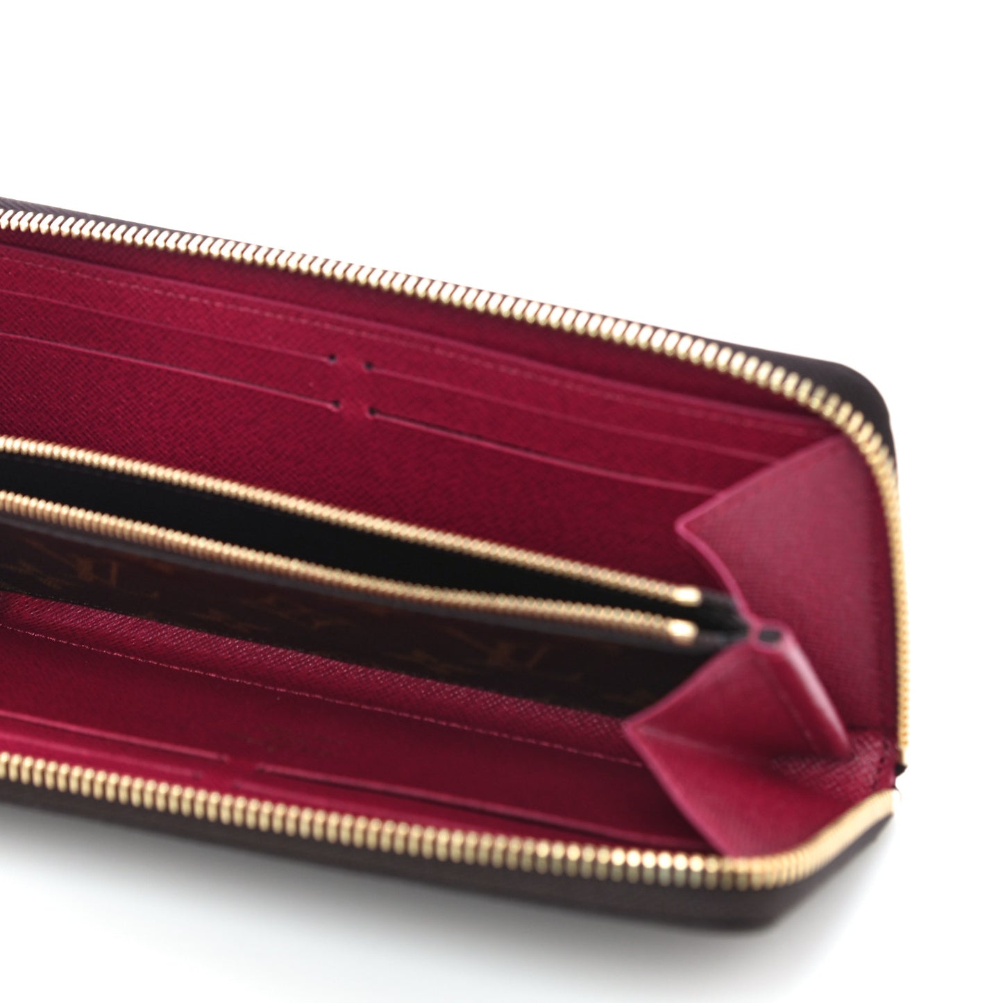 Monogram Clemence Wallet Fuchsia