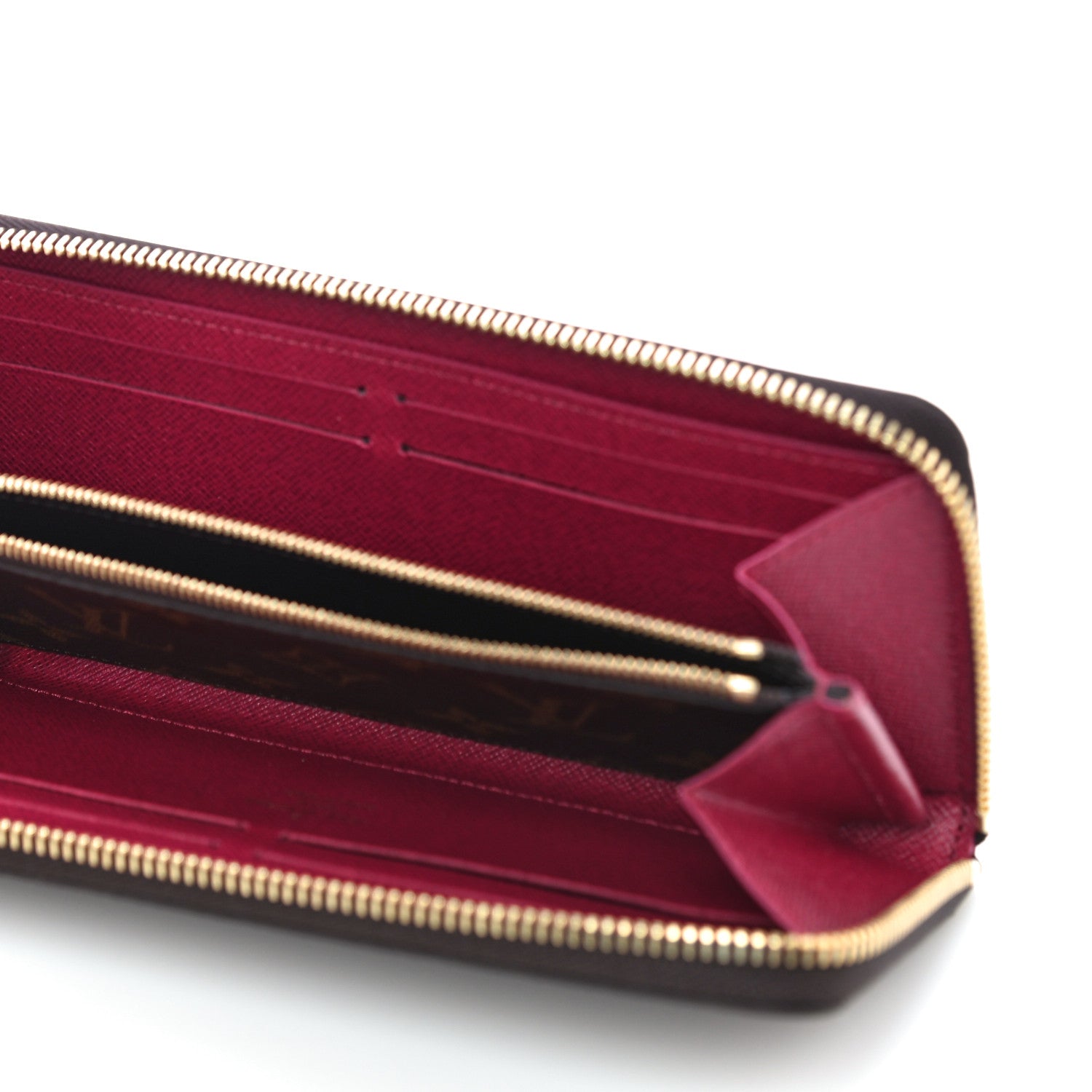 Louis Vuitton Monogram Clemence Wallet Fuchsia 5 of 12
