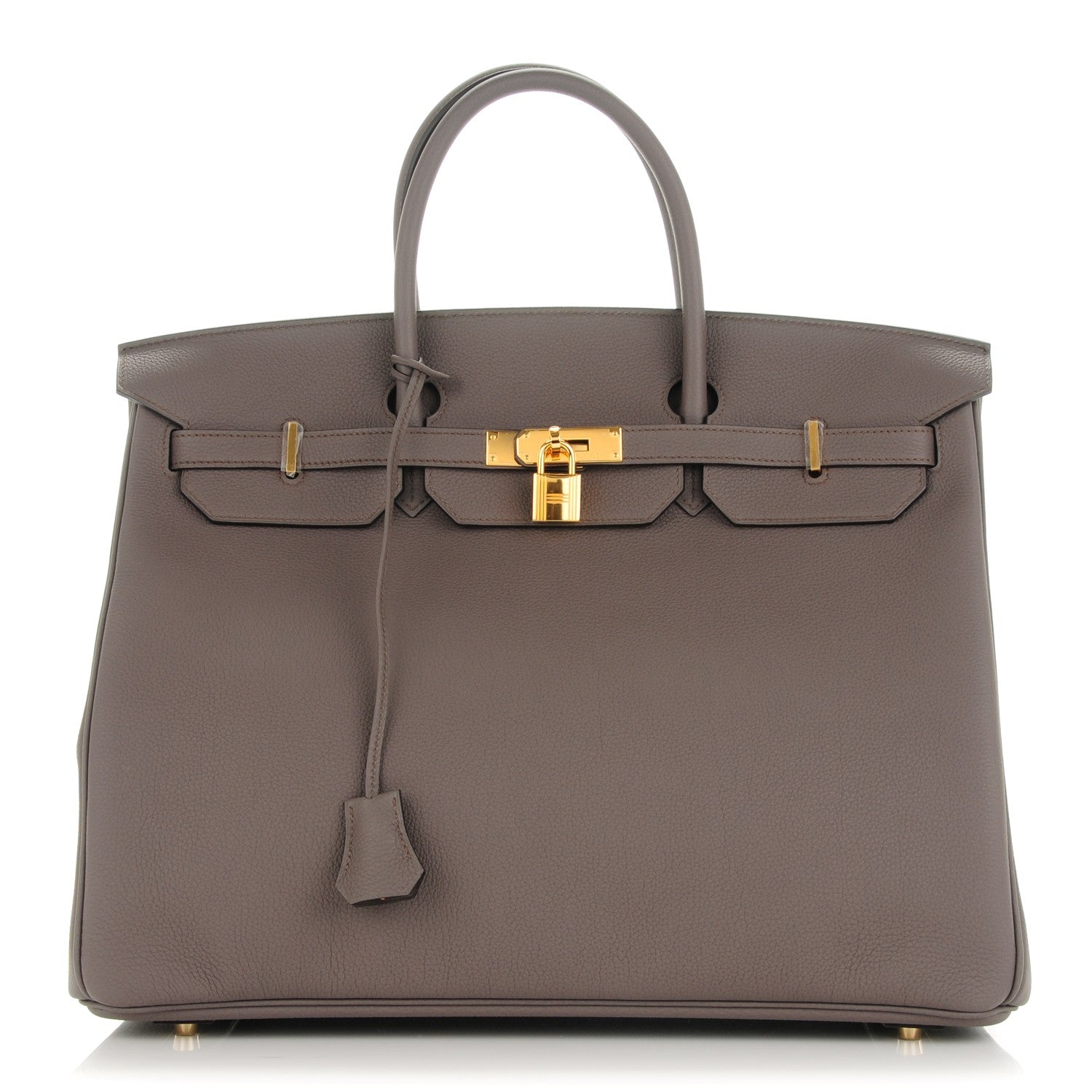 Hermes Togo Birkin 40 Etain 1 of 26