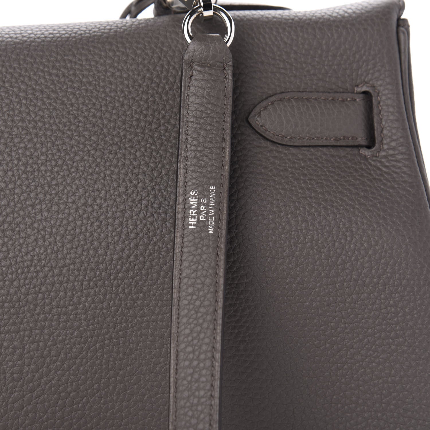 Hermes Togo Kelly Retourne 35 Etain 8 of 12