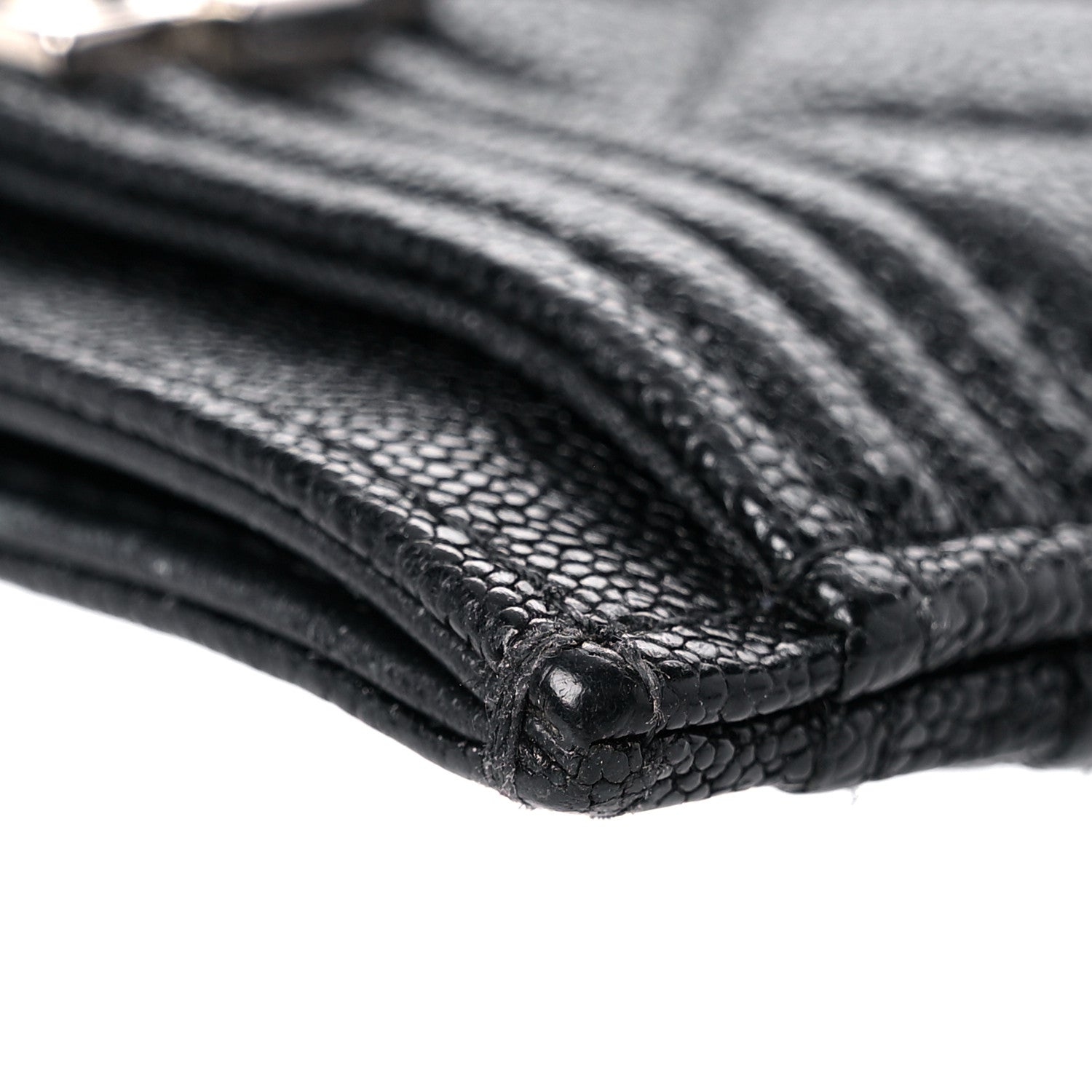 Chanel Caviar Quilted Boy Card Holder Black 16 of 16
