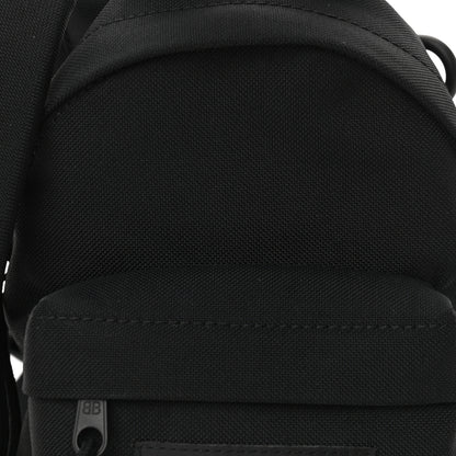 Balenciaga Recycled Casual Nylon Mini Oversized Backpack Black 9 of 11