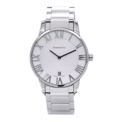 Tiffany Stainless Steel 37mm Atlas 2-Hand Quartz Watch 1 of 5