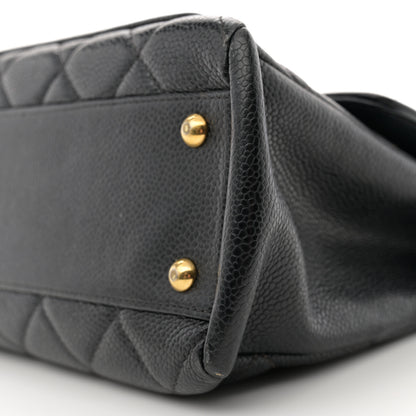 Chanel Caviar Quilted Medium Single Flap Black 10 of 11