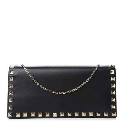 Valentino Garavani Vitello Chain Crossbody Bag Black 1 of 9