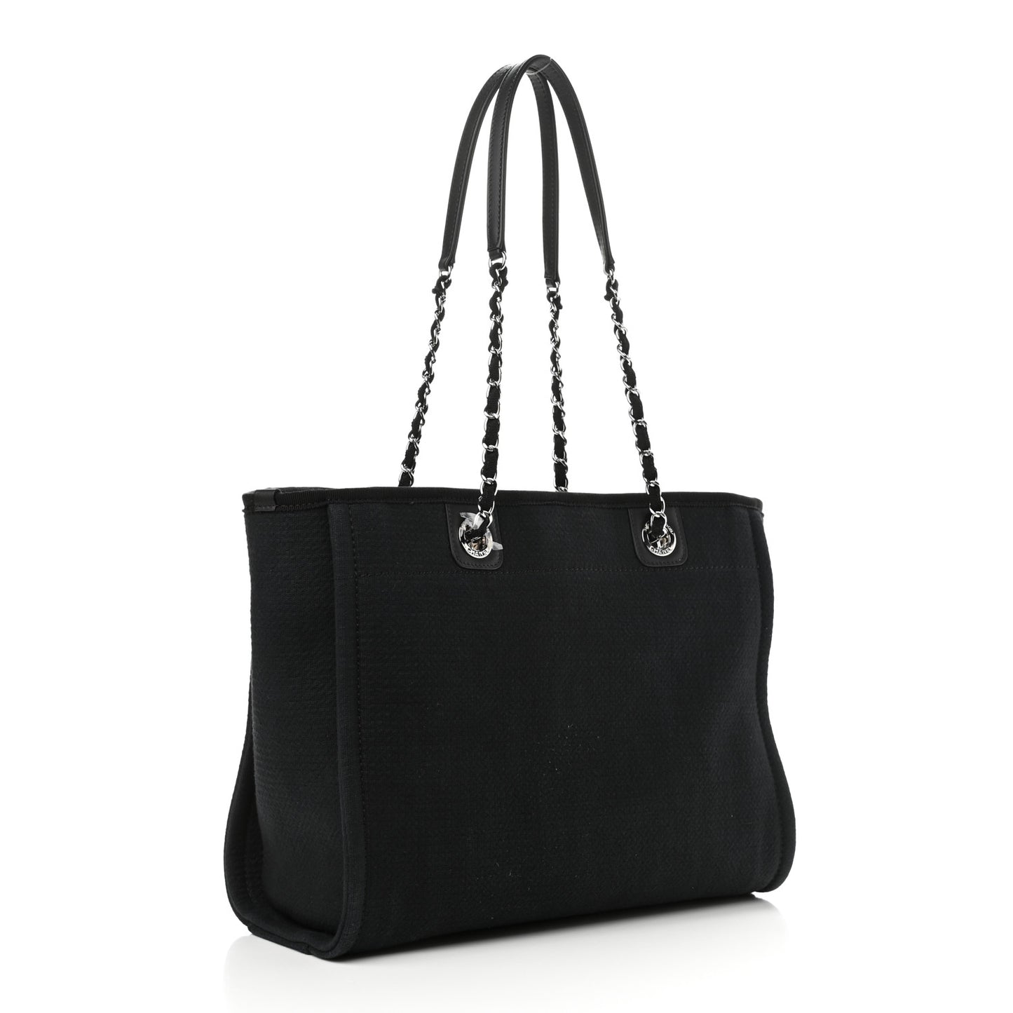 Mixed Fibers Small Deauville Tote Black
