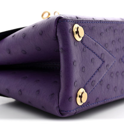 Louis Vuitton Ostrich Rose Des Vents Mini Amethyste 9 of 11