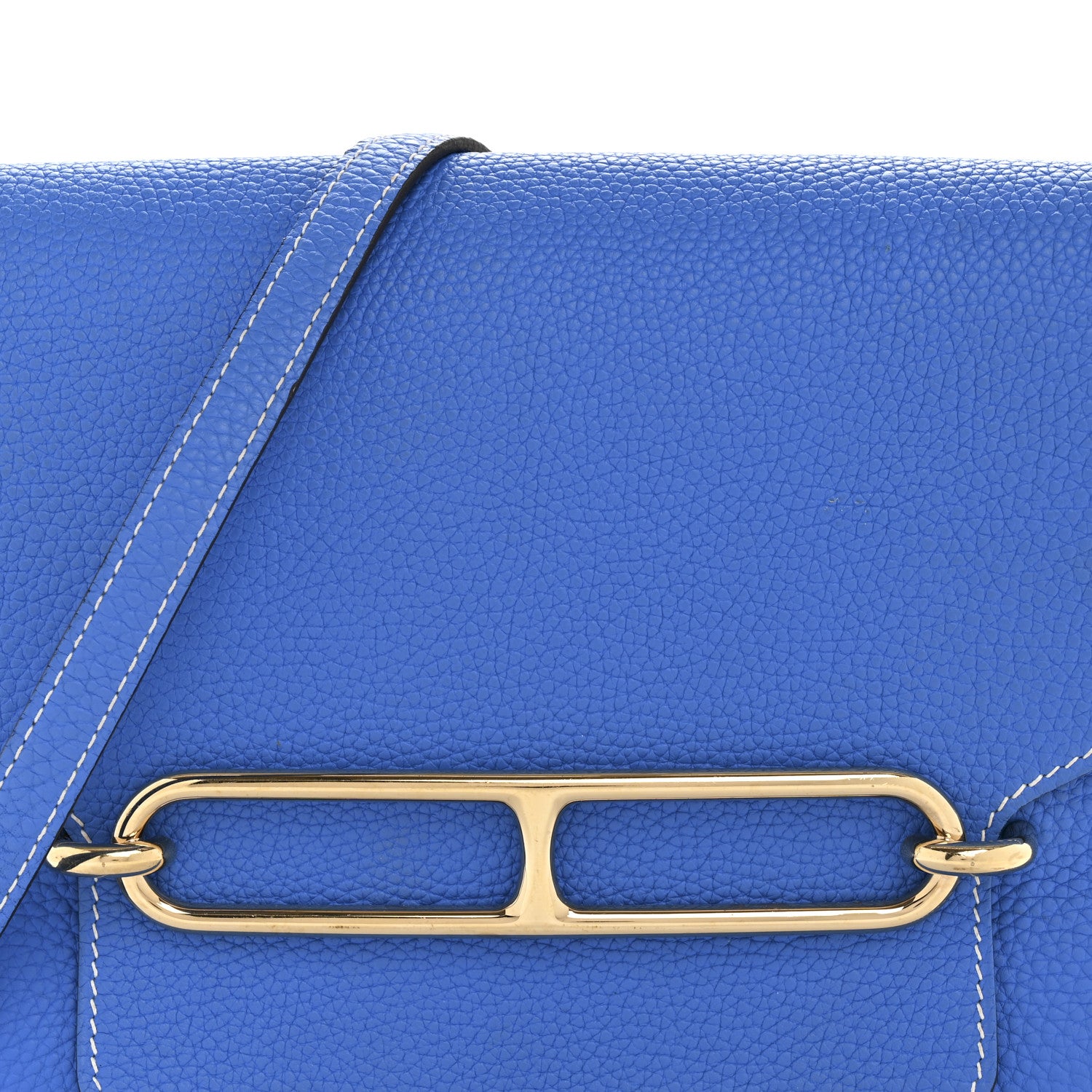 Hermes Taurillon Clemence Sac Roulis 23 Bleu Hydra 8 of 14