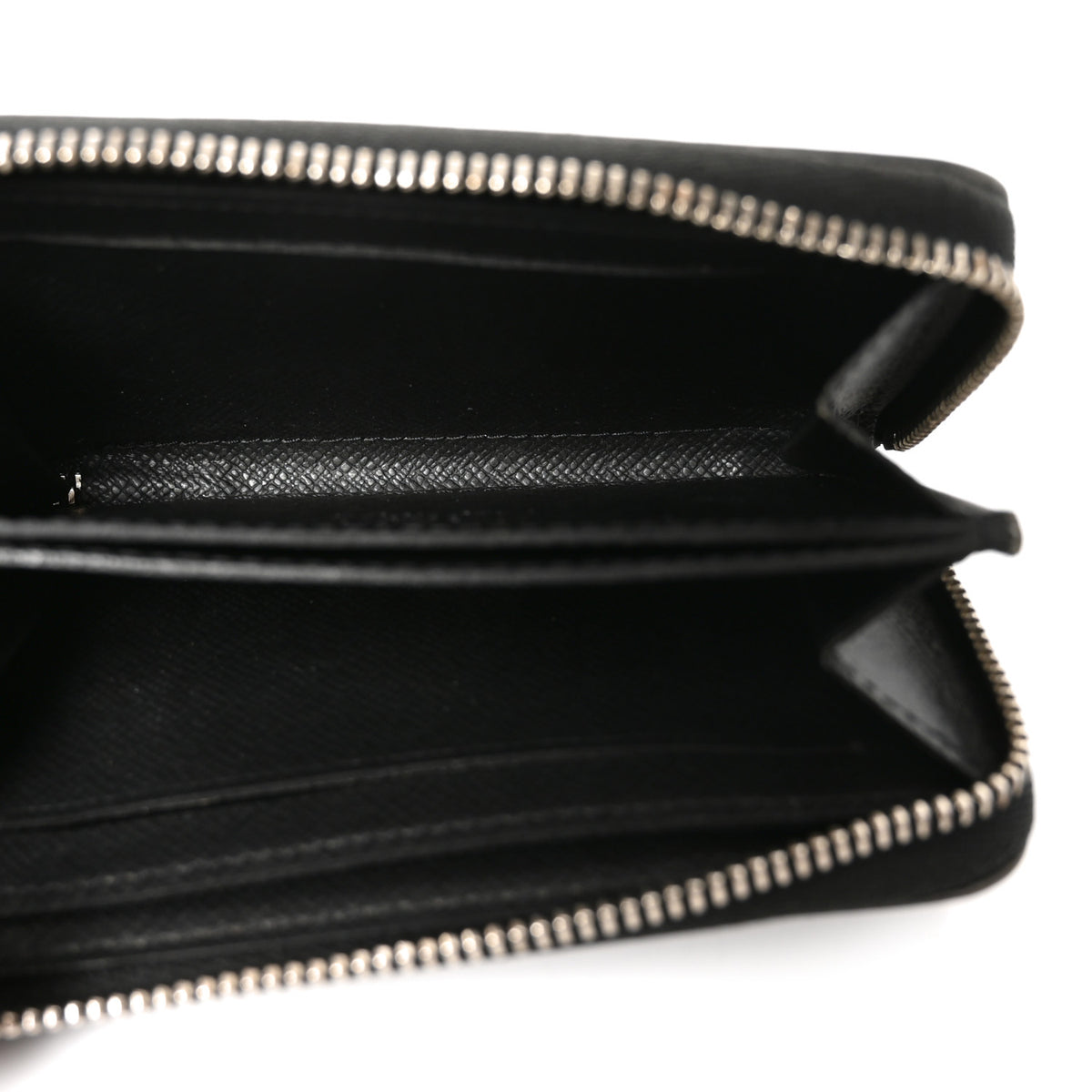 Louis Vuitton Taiga Zippy Coin Purse Vertical Black 5 of 6
