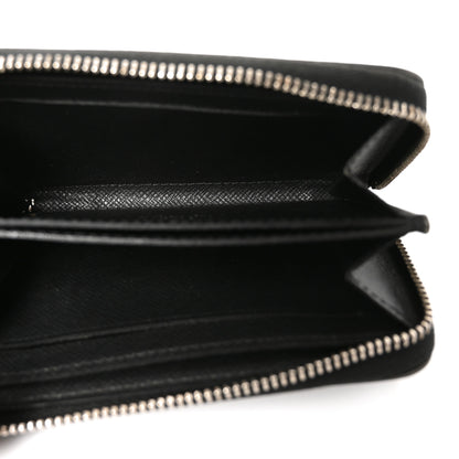 Louis Vuitton Taiga Zippy Coin Purse Vertical Black 5 of 6