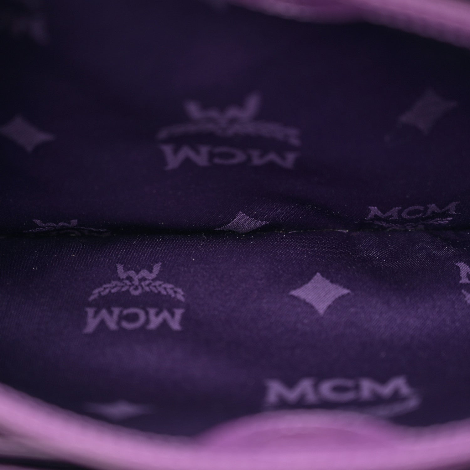 MCM Saffiano Nuovo Tote Purple 6 of 13