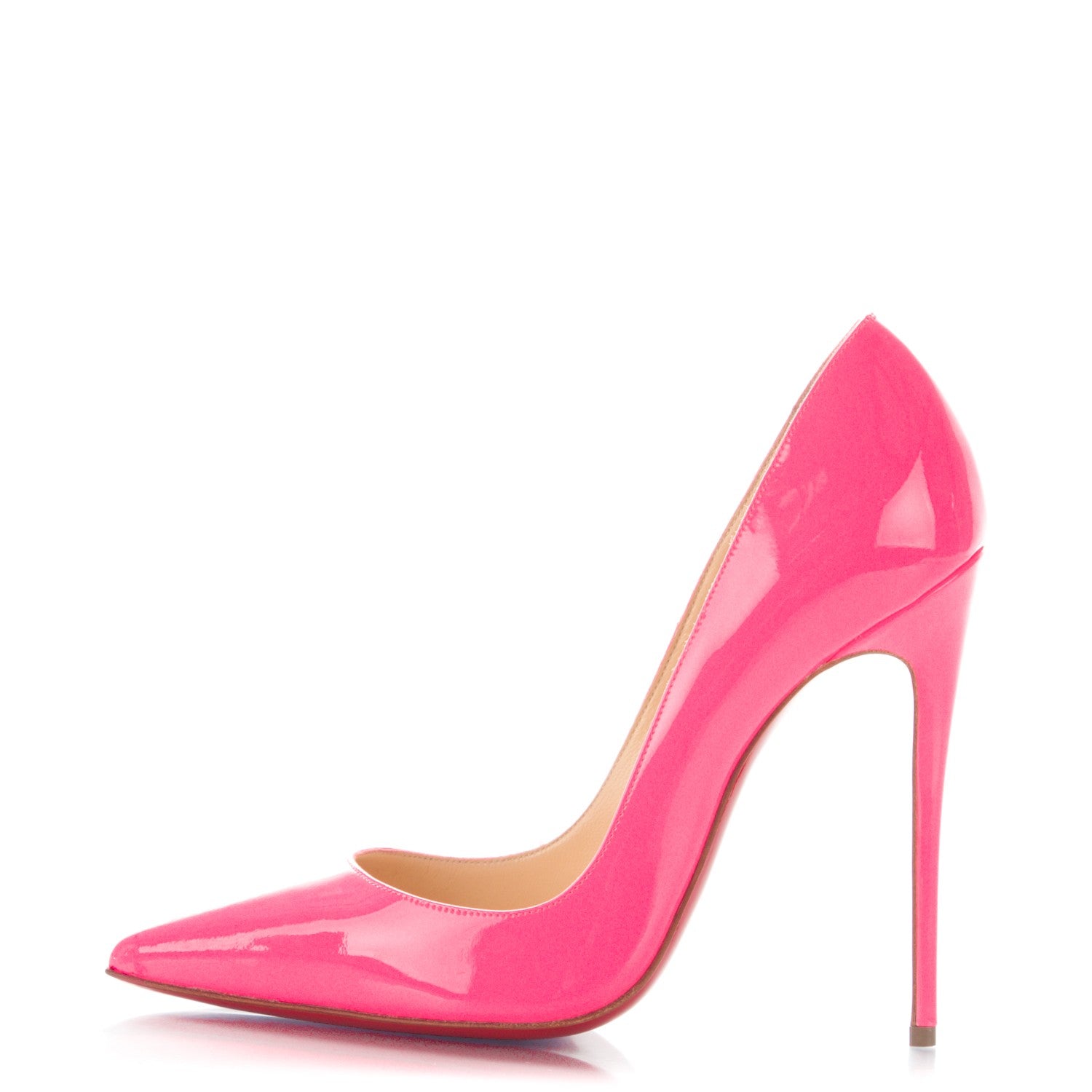 Christian Louboutin Patent So Kate 120 Pumps 36 Shocking Pink 1 of 7