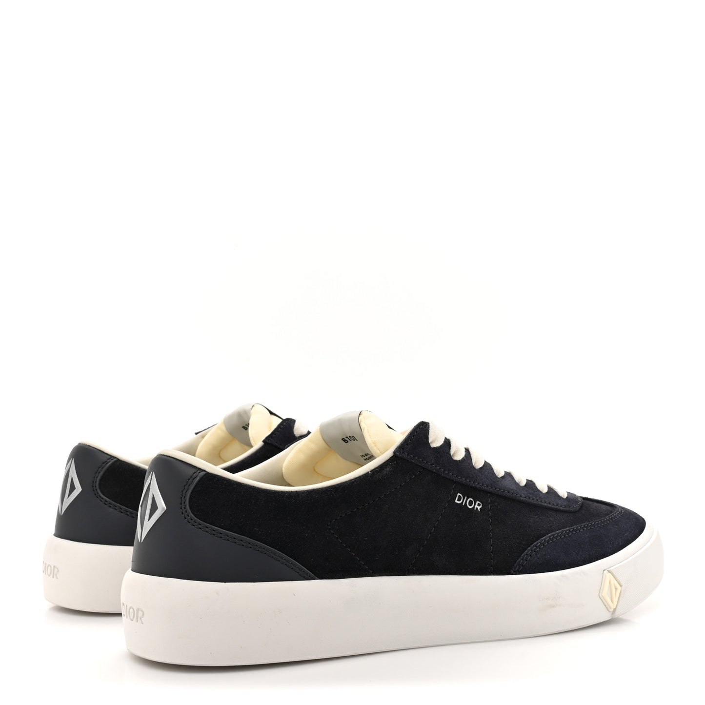 Suede Mens B101 Low Top Sneakers 44 Navy
