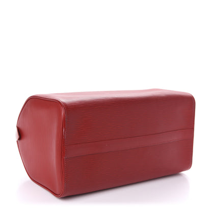 Louis Vuitton Epi Speedy 35 Rouge 4 of 10
