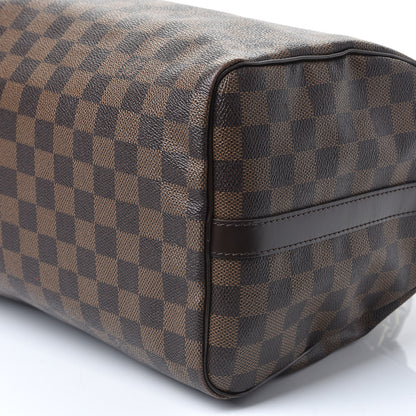 Louis Vuitton Damier Ebene Speedy Bandouliere 30 6 of 9