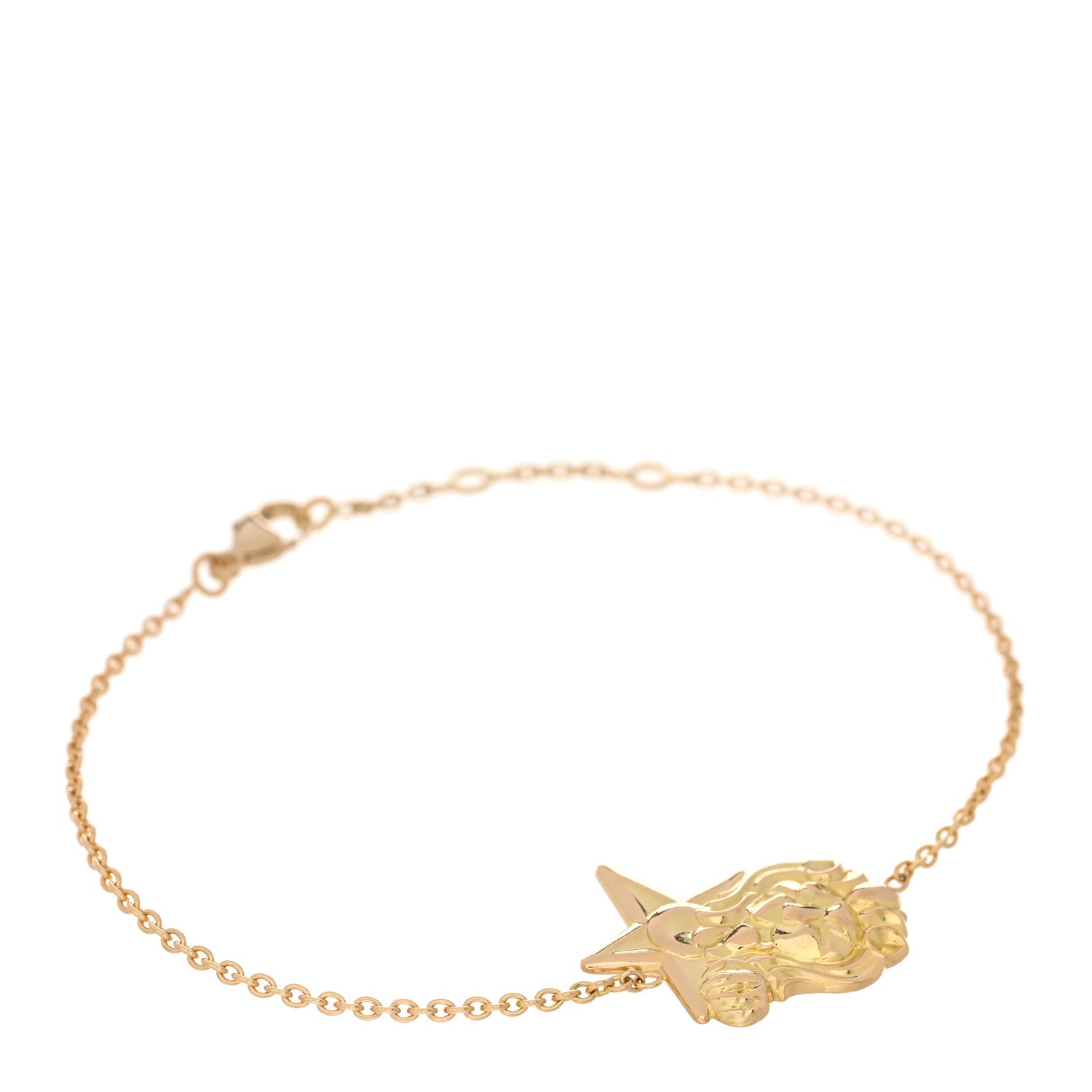 Chanel 18K Rose Gold 80th Anniversary Lion Bracelet 1 of 3
