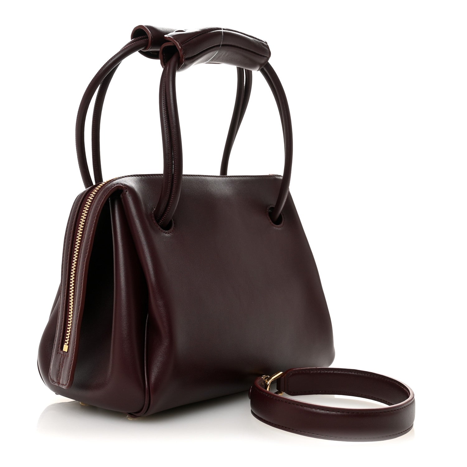 Loewe Supple Calfskin Small Madrid Bag Dark Burgundy 1825609