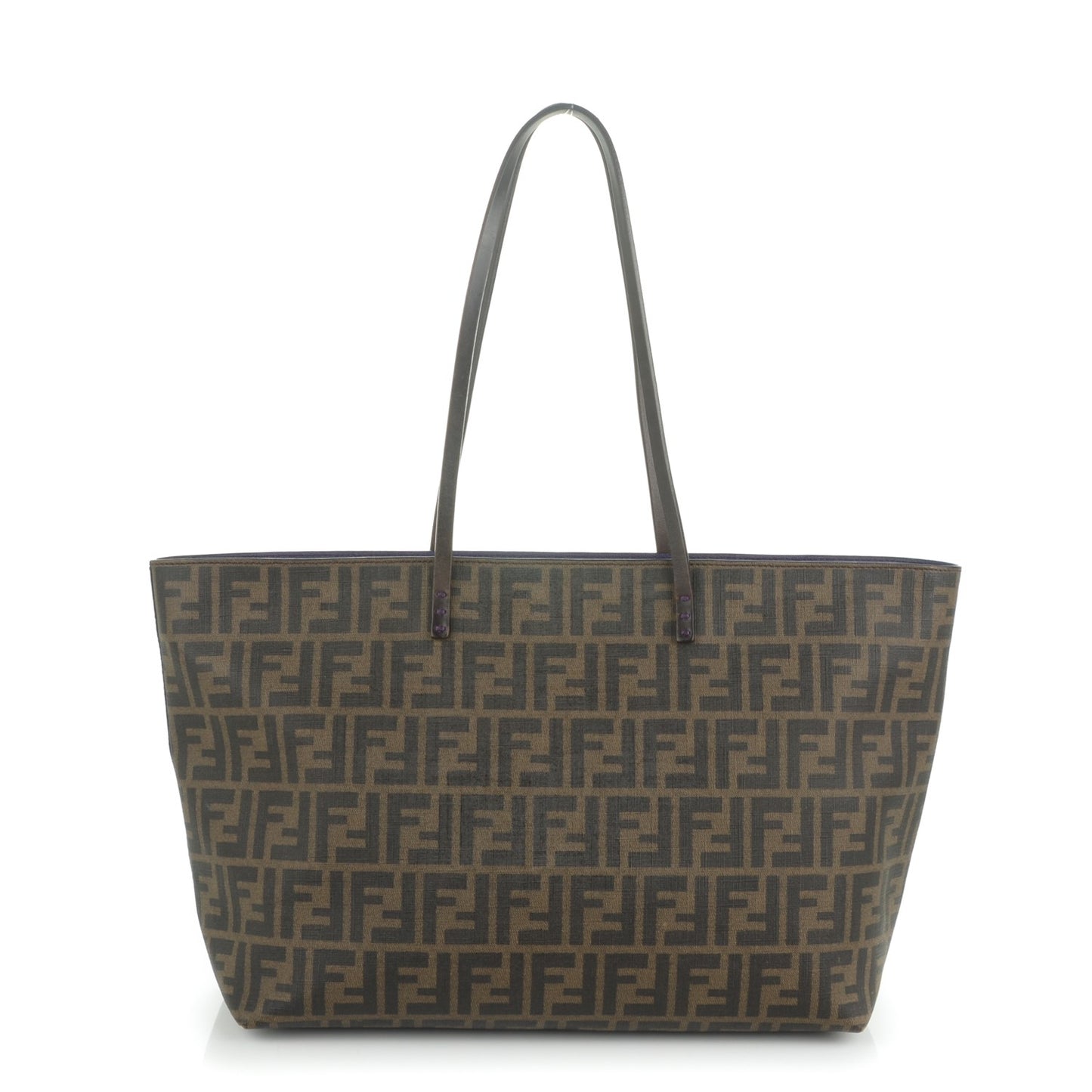 Zucca Spalmati Large Roll Tote Tobacco Viola
