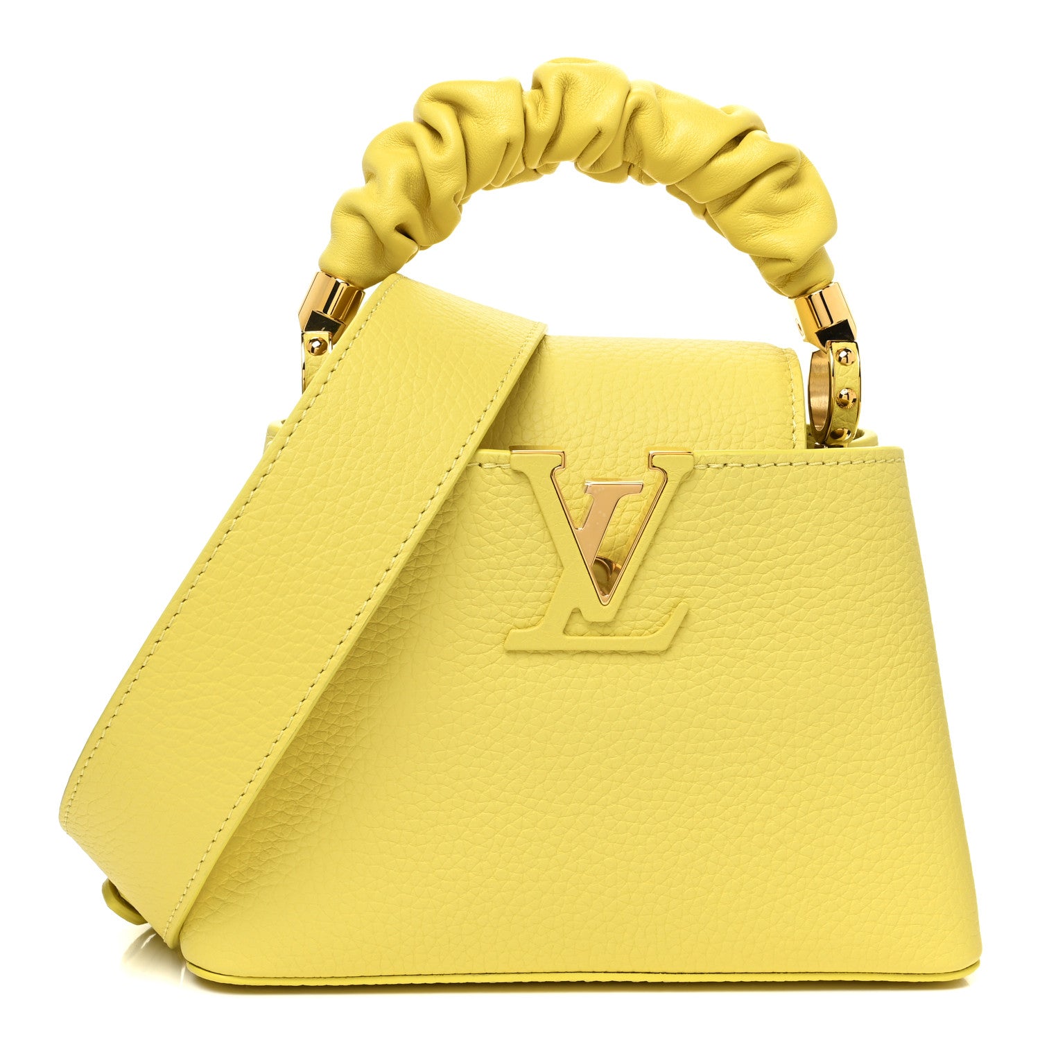Louis Vuitton Taurillon Mini Chouchou Capucines Jaune 1 of 10
