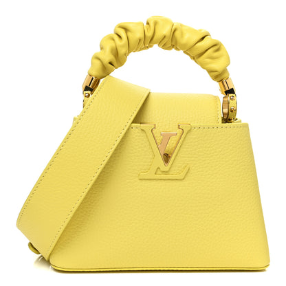 Louis Vuitton Taurillon Mini Chouchou Capucines Jaune 1 of 10