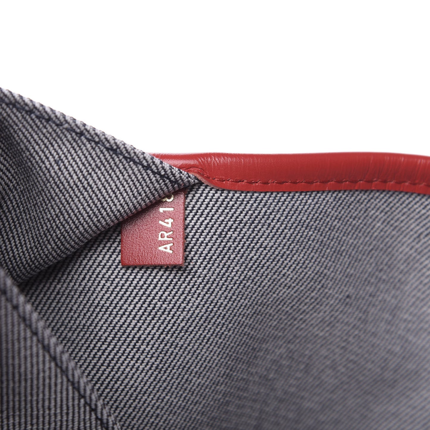 Denim Damier Monogram Patchwork Neverfull Blue Rouge
