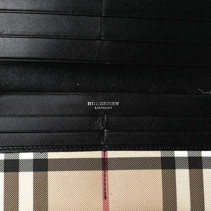 Burberry House Check Continental Wallet Black 6 of 12