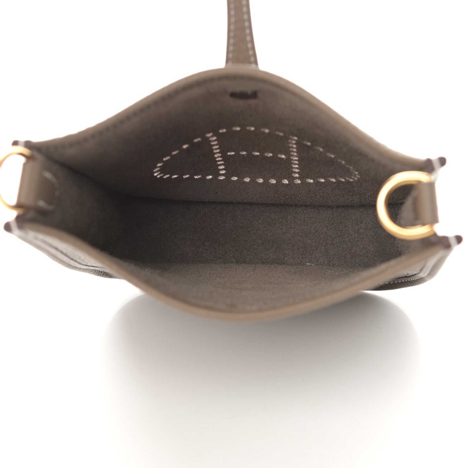 Hermes Taurillon Clemence Evelyne TPM Etoupe 5 of 12