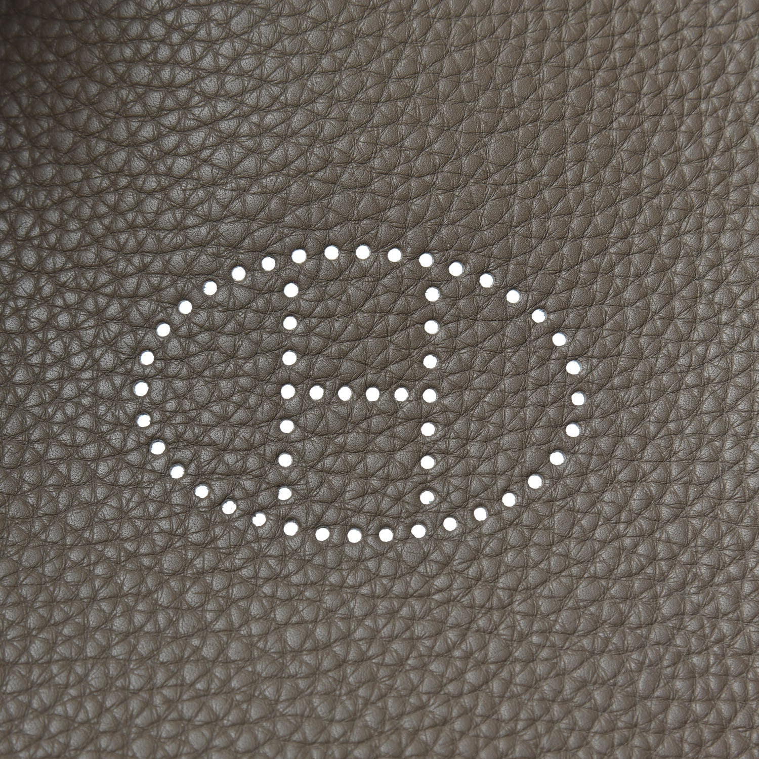 Hermes Taurillon Clemence Mises et Relances H'Dot Change Tray Etoupe Blue Jean 5 of 7