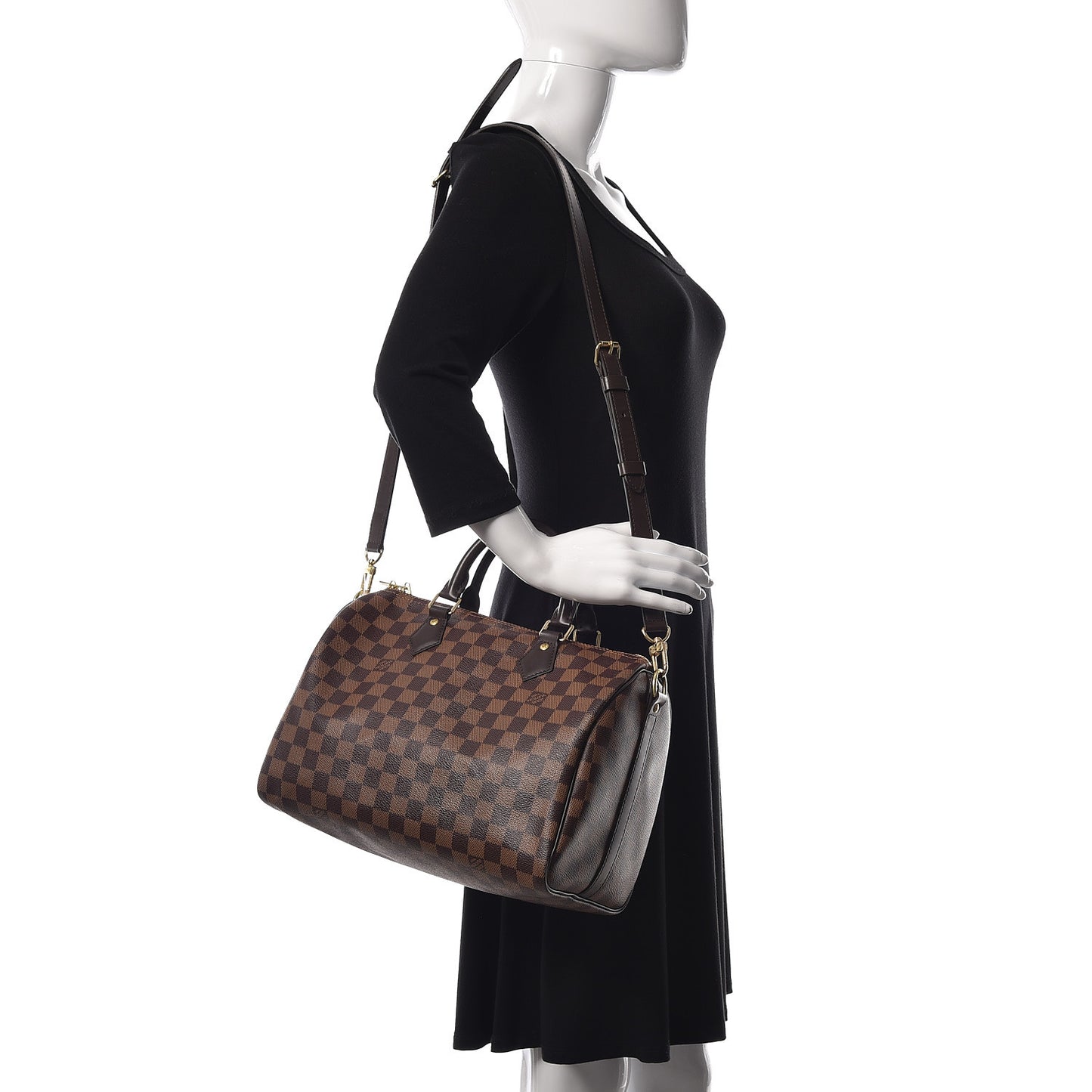 Damier Ebene Speedy Bandouliere 30
