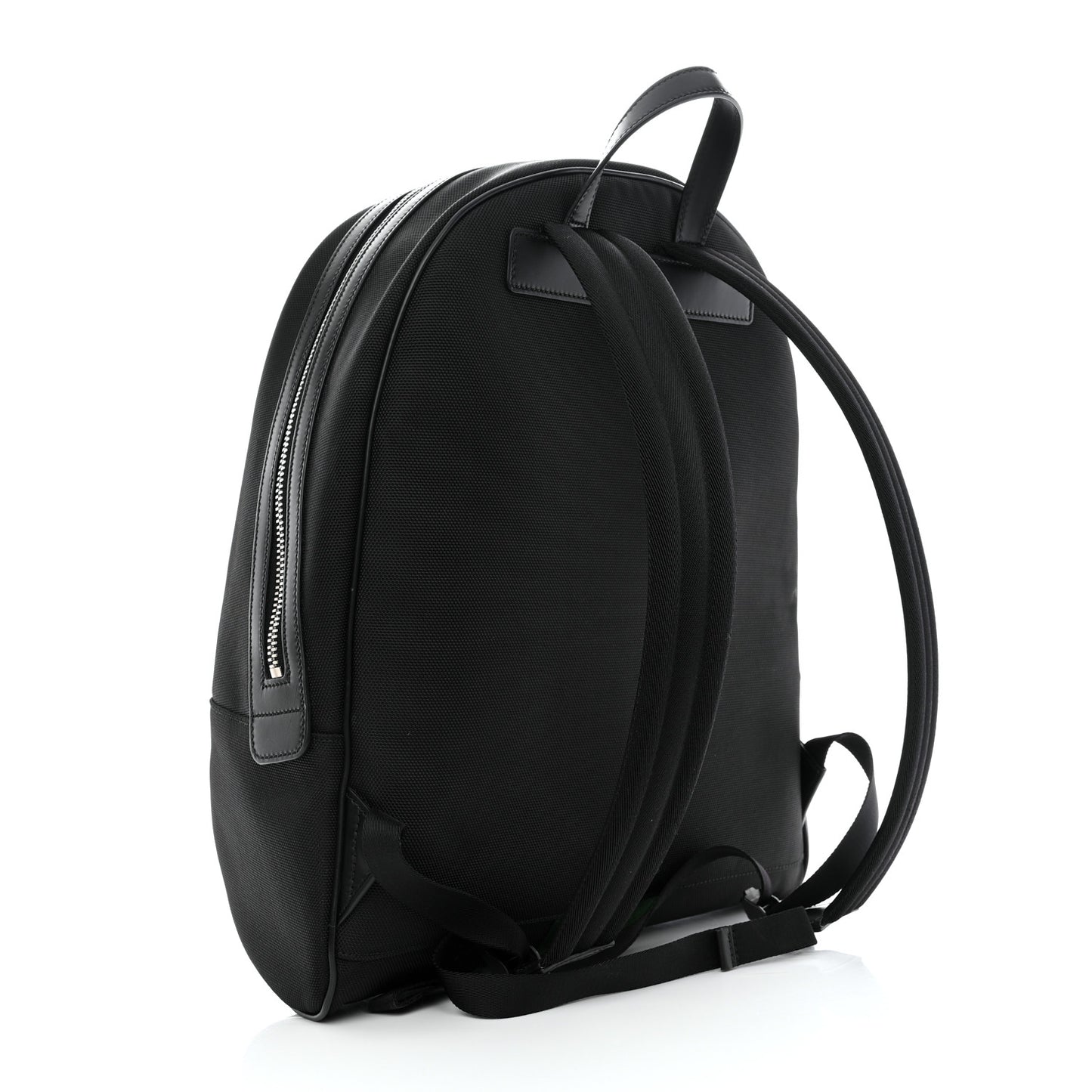 Techno Canvas Web Backpack Black