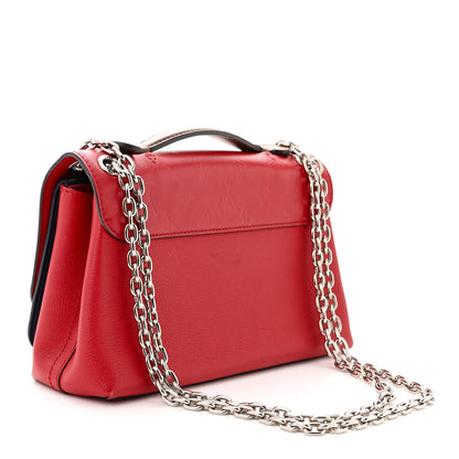 Louis Vuitton Monogram Cuir Plume Ecume Very Chain Bag Rouge Rubis 3 of 11