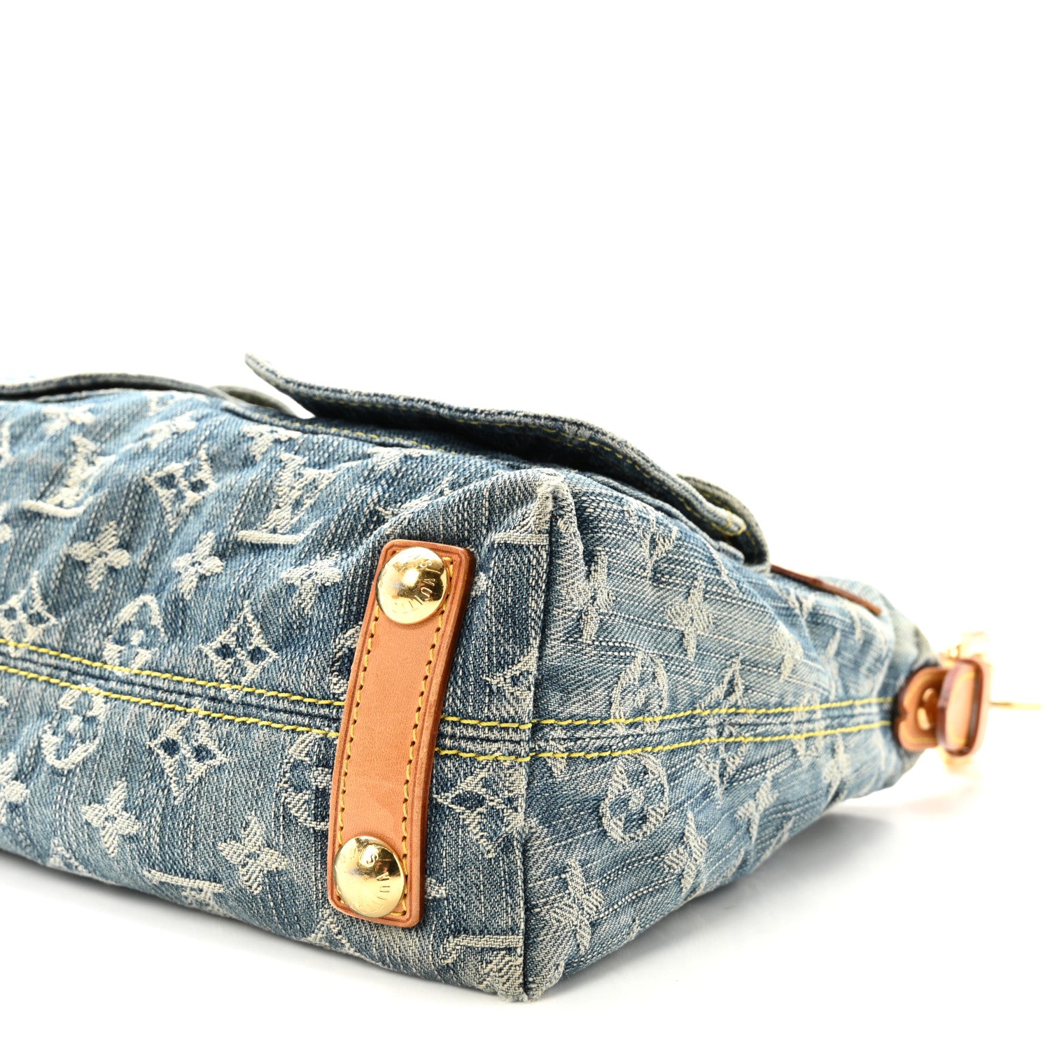 Louis Vuitton Monogram Denim Baggy PM Blue 9 of 9