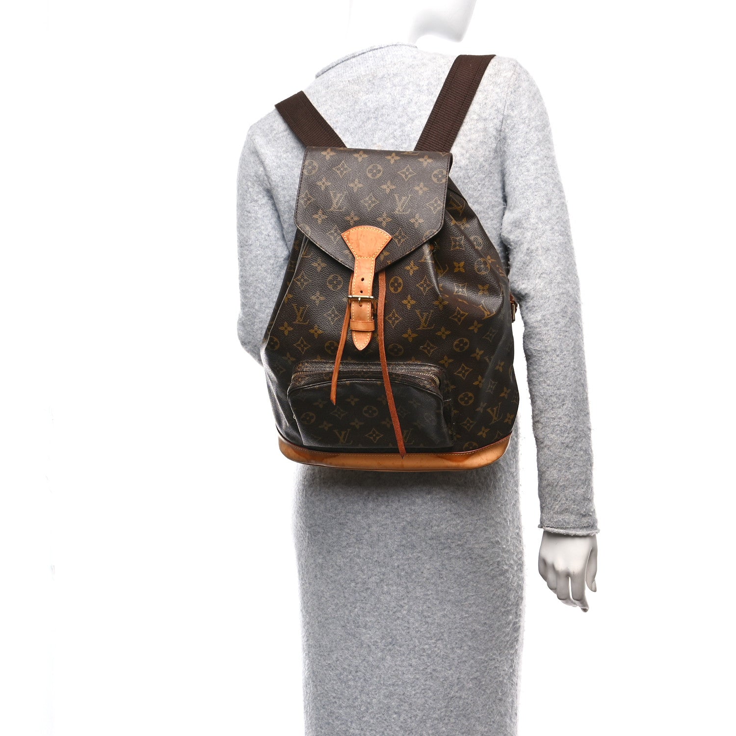 Louis Vuitton Monogram Montsouris GM Backpack 2 of 9