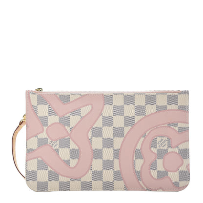 Louis Vuitton Damier Azur Tahitienne Neverfull MM GM Pochette 1 of 8