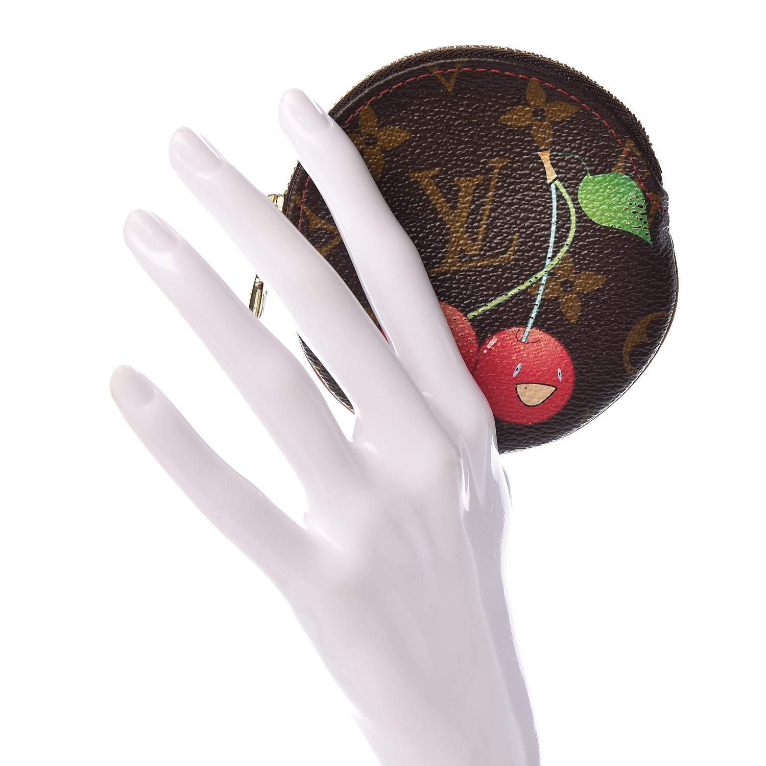 Louis Vuitton Monogram Cerises Round Coin Purse 2 of 7