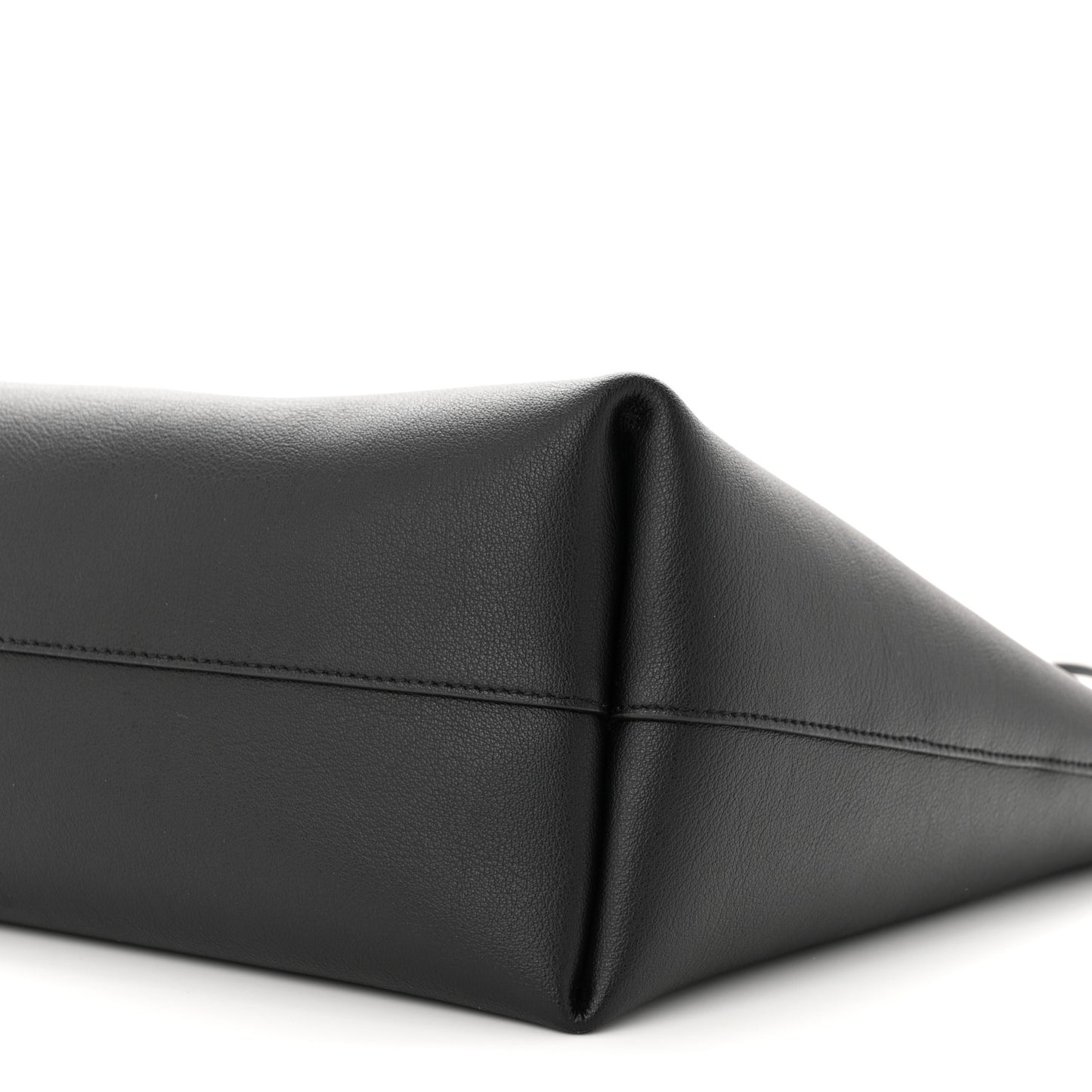 Calfskin Large Shopping Tote Black